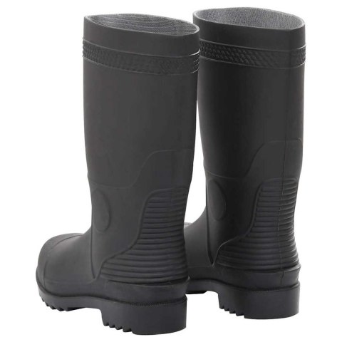 VidaXL Kalosze, czarne, rozmiar 39, PVC