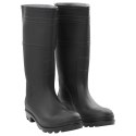 VidaXL Kalosze, czarne, rozmiar 45, PVC