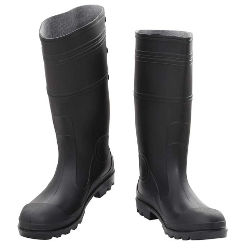 VidaXL Kalosze, czarne, rozmiar 45, PVC