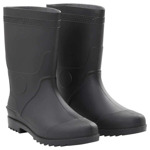VidaXL Kalosze, czarne, rozmiar 45, PVC