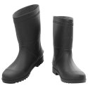 VidaXL Kalosze, czarne, rozmiar 45, PVC