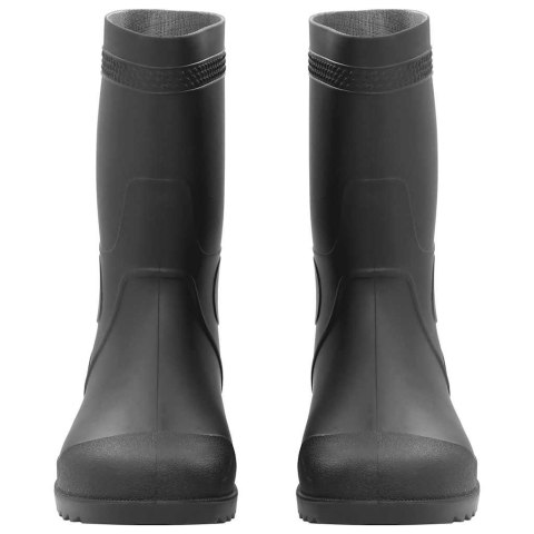 VidaXL Kalosze, czarne, rozmiar 45, PVC