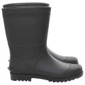 VidaXL Kalosze, czarne, rozmiar 45, PVC