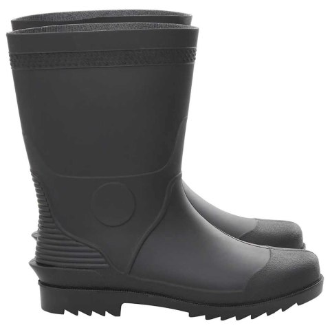 VidaXL Kalosze, czarne, rozmiar 45, PVC