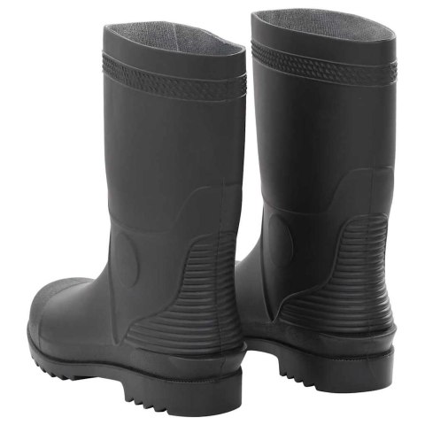 VidaXL Kalosze, czarne, rozmiar 45, PVC