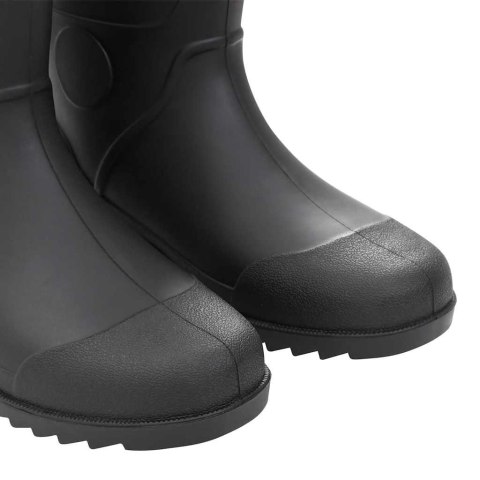 VidaXL Kalosze, czarne, rozmiar 45, PVC