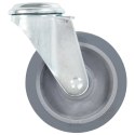 VidaXL Kółka skrętne z otworem na śrubę, 4 szt., 100 mm