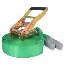 TAŚMA DO SLACKLININGU, 15 M X 50 MM, 150 KG, ZIELONA