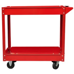 VidaXL Wózki narzędziowe z 2 półkami, 2 sztuki, 100 kg