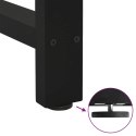 NOGI DO STOŁU BAROWEGO CZARNE 2 SZT. 60X(110-111) CM STAL