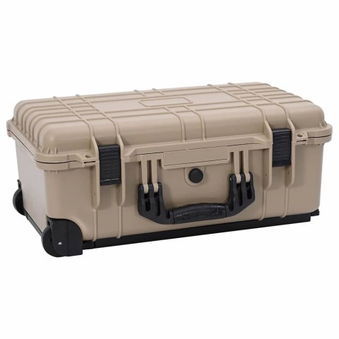 TWARDA WALIZKA PIASKOWY 56 X 35 X 23 CM POLIPROPYLEN I ABS