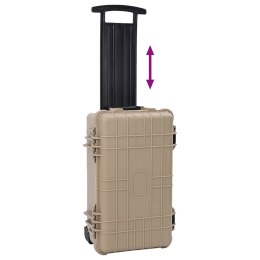TWARDA WALIZKA PIASKOWY 56 X 35 X 23 CM POLIPROPYLEN I ABS