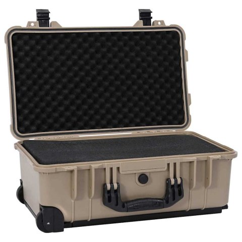 TWARDA WALIZKA PIASKOWY 56 X 35 X 23 CM POLIPROPYLEN I ABS