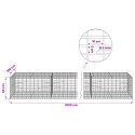 GABION Z DRUTEM 5 MM I SIATKĄ 5X10 CM 1000X100X50 CM