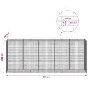 GABION Z DRUTEM 5 MM I SIATKĄ 5X10 CM 500X100X200 CM