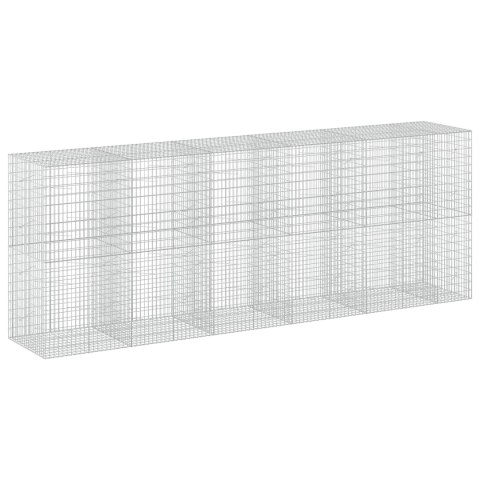 GABION Z DRUTEM 5 MM I SIATKĄ 5X10 CM 550X100X200 CM