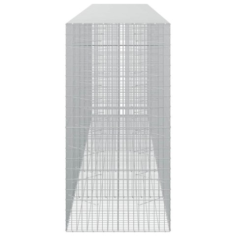 GABION Z DRUTEM 5 MM I SIATKĄ 5X10 CM 550X100X200 CM