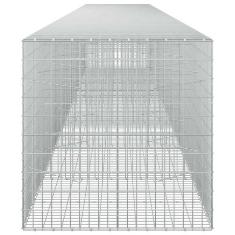 GABION Z DRUTEM 5 MM I SIATKĄ 5X10 CM 750X100X100 CM