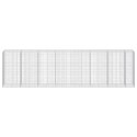 GABION Z DRUTEM 5 MM I SIATKĄ 5X10 CM 750X100X200 CM
