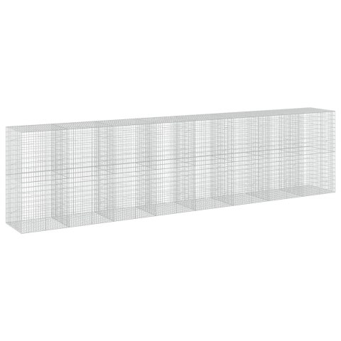 GABION Z DRUTEM 5 MM I SIATKĄ 5X10 CM 800X100X200 CM