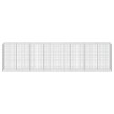 GABION Z DRUTEM 5 MM I SIATKĄ 5X10 CM 800X100X200 CM