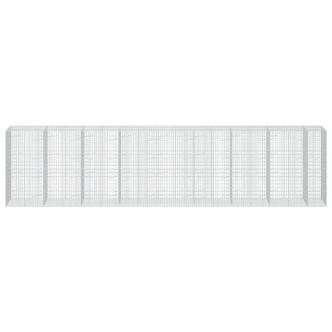 GABION Z DRUTEM 5 MM I SIATKĄ 5X10 CM 850X100X200 CM