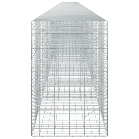 GABION Z DRUTEM 5 MM I SIATKĄ 5X10 CM 900X100X150 CM