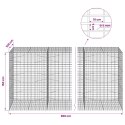 GABION Z DRUTEM 5 MM I SIATKĄ 5X10 CM 900X100X150 CM