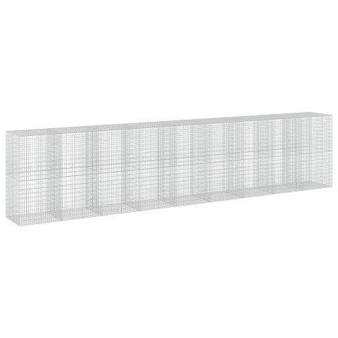 GABION Z DRUTEM 5 MM I SIATKĄ 5X10 CM 900X100X200 CM