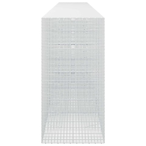 GABION Z DRUTU 3,5 MM I SIATKĄ 5X5 CM 1100X100X200 CM