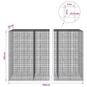 GABION Z DRUTU 3,5 MM I SIATKĄ 5X5 CM 1100X50X200 CM
