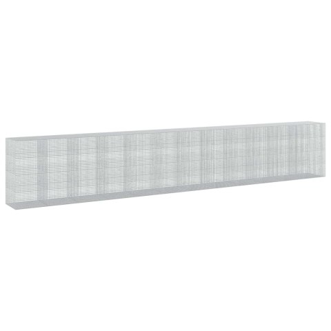 GABION Z DRUTU 3,5 MM I SIATKĄ 5X5 CM 1200X100X200 CM