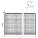 GABION Z DRUTU 3,5 MM I SIATKĄ 5X5 CM 900X100X200 CM