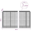 GABION Z DRUTU 3,5 MM I SIATKĄ 5X5 CM 950X100X200 CM