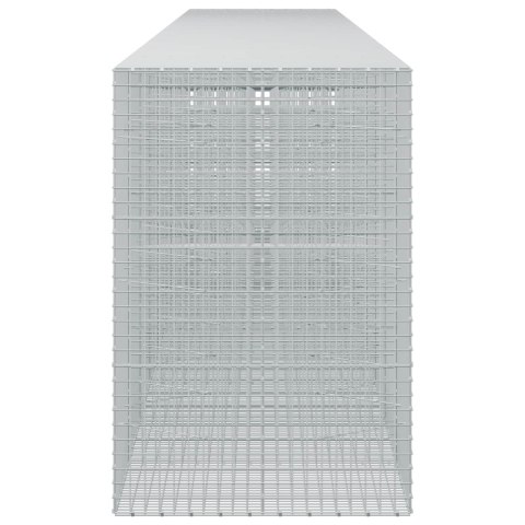 GABION Z DRUTU 5 MM I SIATKĄ 5X5 CM 1000X100X150 CM