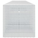 GABION Z DRUTU 5 MM I SIATKĄ 5X5 CM 1200X100X100 CM