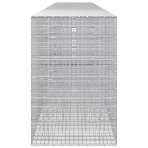 GABION Z DRUTU 5 MM I SIATKĄ 5X5 CM 1200X100X150 CM