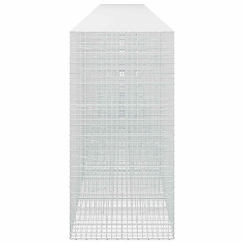 GABION Z DRUTU 5 MM I SIATKĄ 5X5 CM 1200X100X200 CM