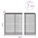 GABION Z DRUTU 5 MM I SIATKĄ 5X5 CM 1200X100X200 CM