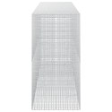 GABION Z DRUTU 5 MM I SIATKĄ 5X5 CM 450X100X200 CM