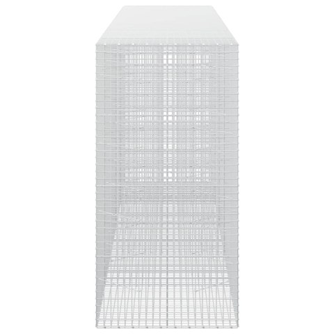 GABION Z DRUTU 5 MM I SIATKĄ 5X5 CM 500X100X200 CM