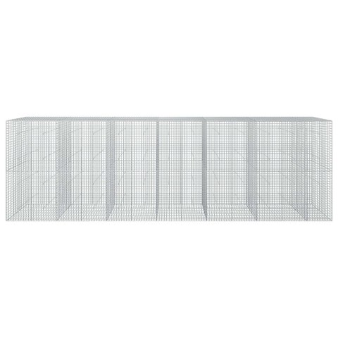GABION Z DRUTU 5 MM I SIATKĄ 5X5 CM 650X50X200 CM
