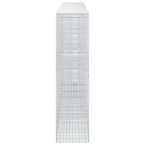 GABION Z DRUTU 5 MM I SIATKĄ 5X5 CM 650X50X200 CM