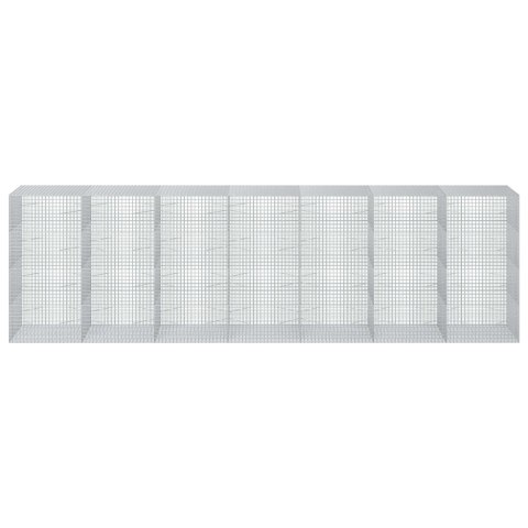 GABION Z DRUTU 5 MM I SIATKĄ 5X5 CM 700X100X200 CM