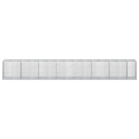 GABION Z DRUTU 5 MM I SIATKĄ 5X5 CM 750X100X100 CM
