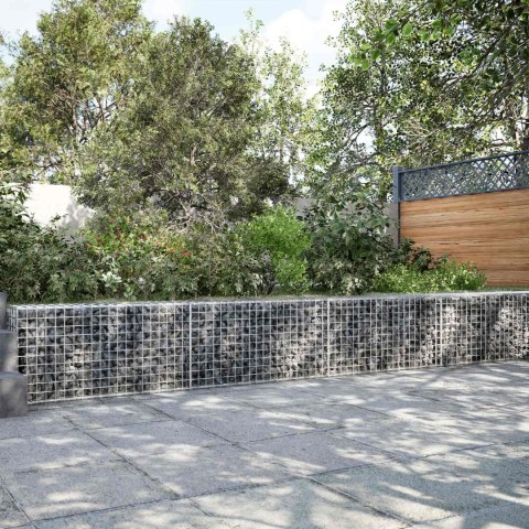 GABION Z DRUTU 5 MM I SIATKĄ 5X5 CM 1100X100X50 CM