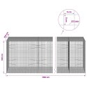 GABION Z DRUTU 5 MM I SIATKĄ 5X5 CM 1150X100X100 CM