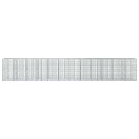 GABION Z DRUTU 5 MM I SIATKĄ 5X5 CM 1200X50X200 CM