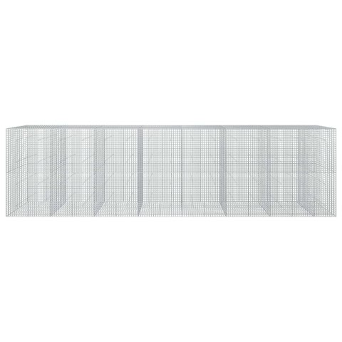 GABION Z DRUTU 5 MM I SIATKĄ 5X5 CM 750X50X200 CM