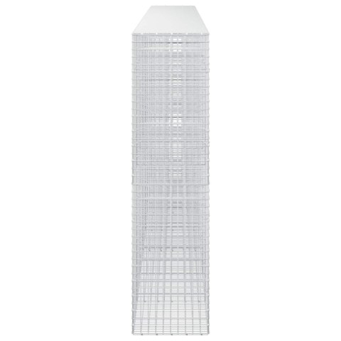 GABION Z DRUTU 5 MM I SIATKĄ 5X5 CM 750X50X200 CM